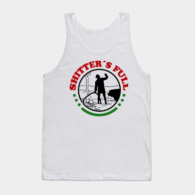 Shitters Full, Christmas Vacation Tank Top by Kanalmaven